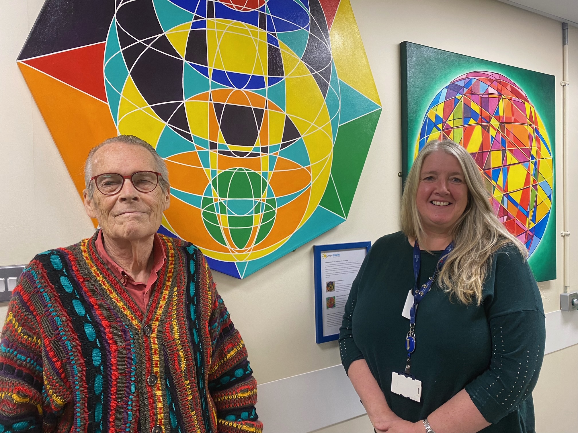 Telford artist and cancer survivor donates paintings worth £25k to us