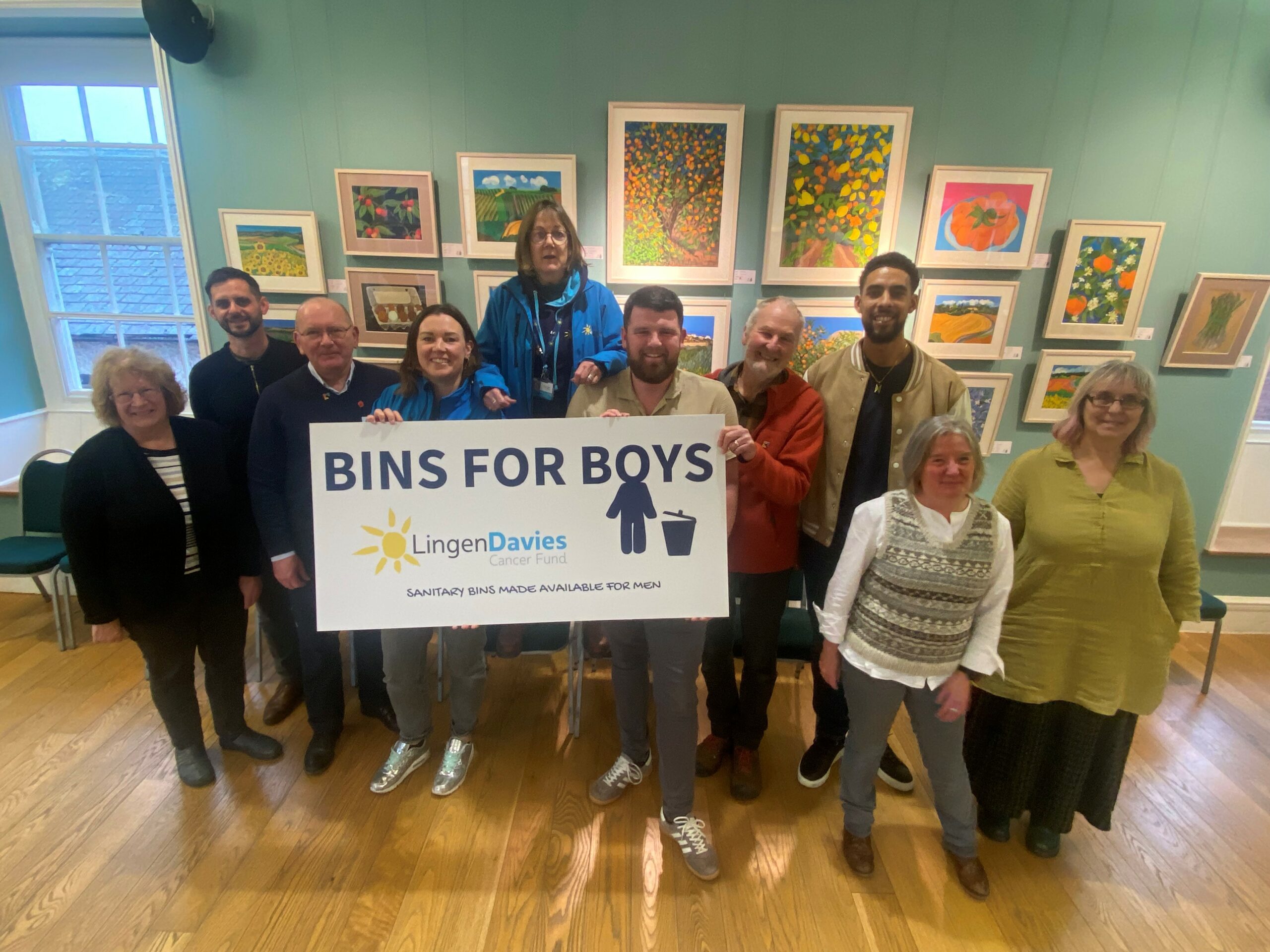 Call out for the region's public venues to join the Bins for Boys movement